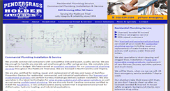 Desktop Screenshot of pendergrassplumbing.com
